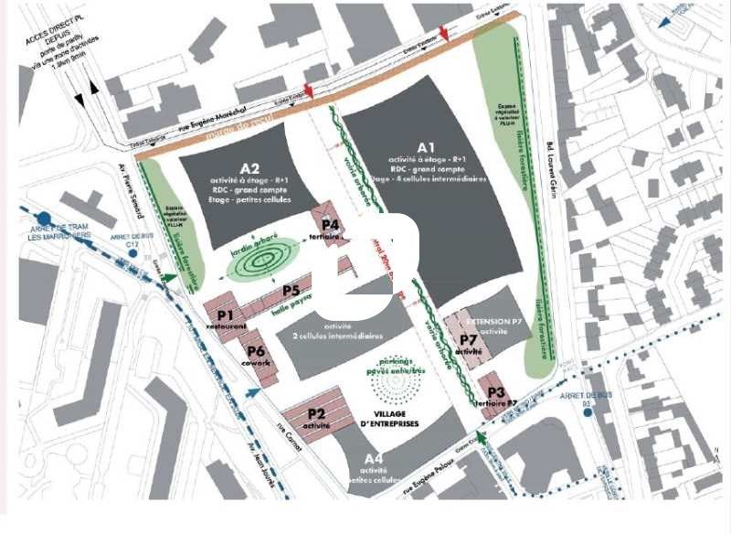 Location entrepots 2570 m² divisibles à partir de 595 m²