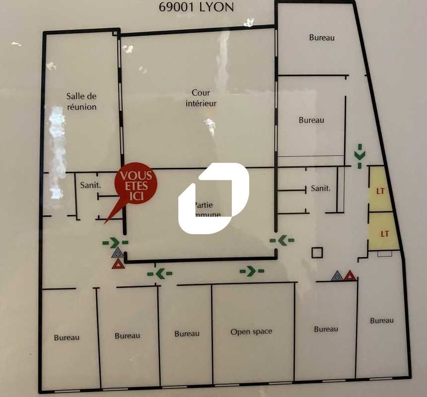 Location bureaux 200 m² non divisibles