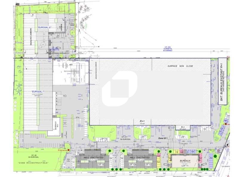 Location entrepots 6065 m² divisibles à partir de 217 m²