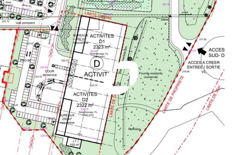 Location entrepots 5121 m² non divisibles