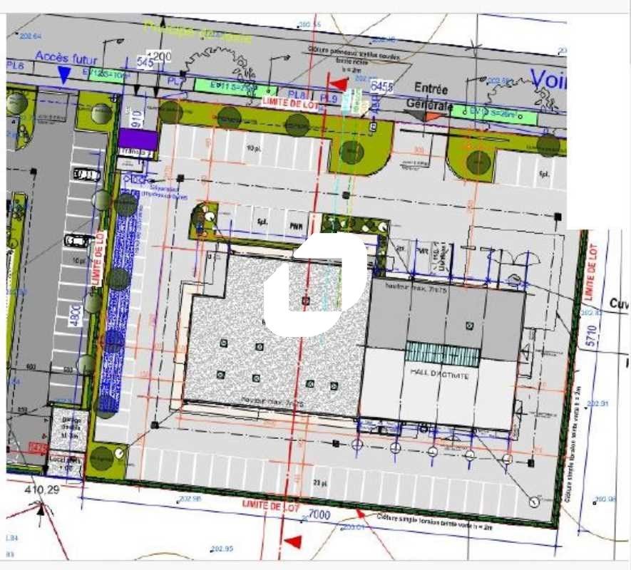 Vente entrepots 1536 m² non divisibles