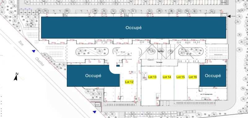 Vente entrepots 2754 m² divisibles à partir de 451 m²