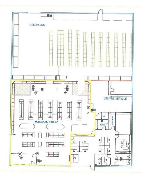Location entrepots 1167 m² non divisibles