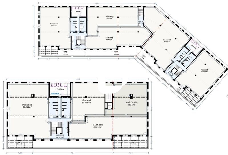 Vente locaux commerciaux 3601 m² divisibles à partir de 161 m²