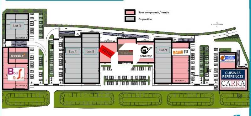 Vente locaux commerciaux 2950 m² divisibles à partir de 779 m²
