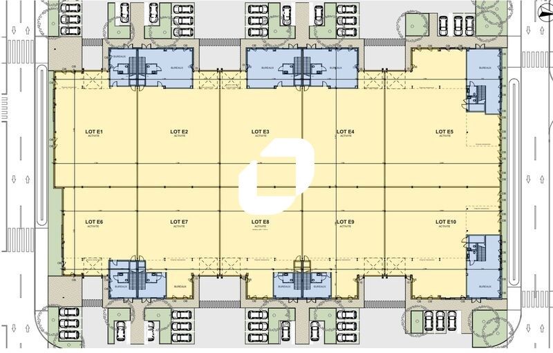 Location entrepots 6426 m² divisibles à partir de 449 m²