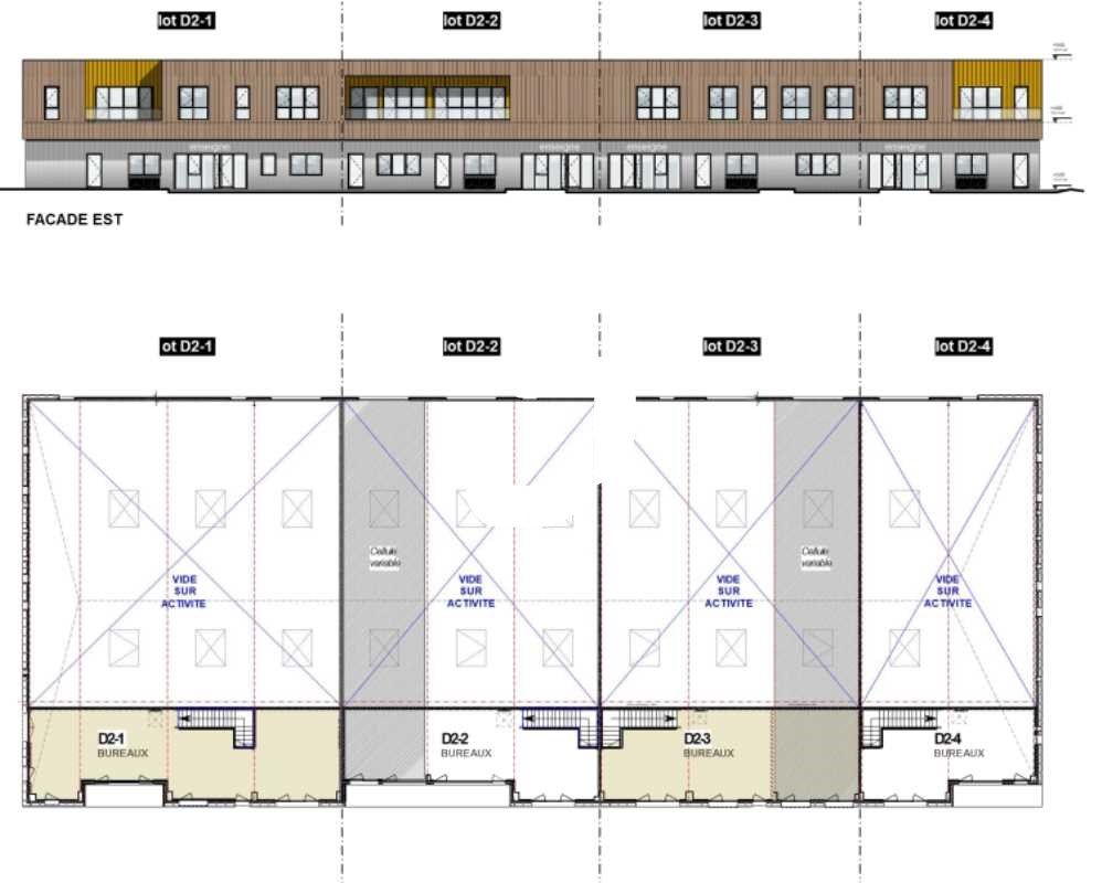 Location entrepots 2276 m² divisibles à partir de 390 m²