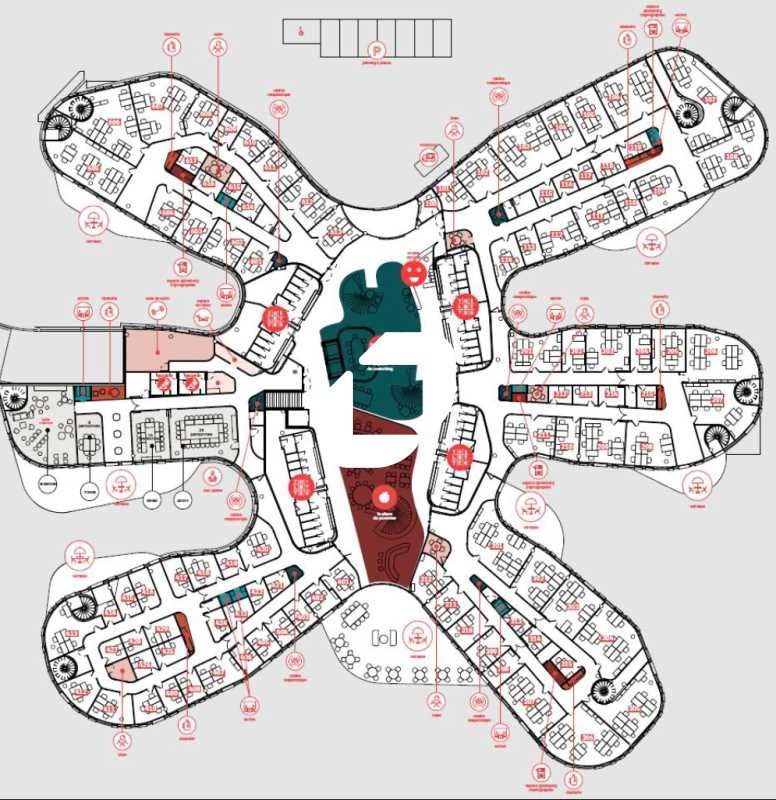 Bureaux fermé Coworking bureaux 2078 m² divisibles à partir de 22 m²