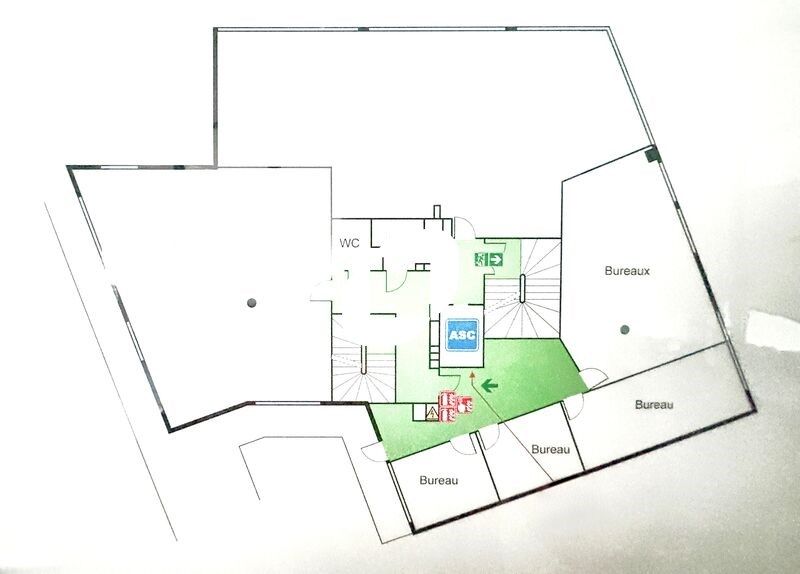 Location bureaux 456 m² divisibles à partir de 110 m²