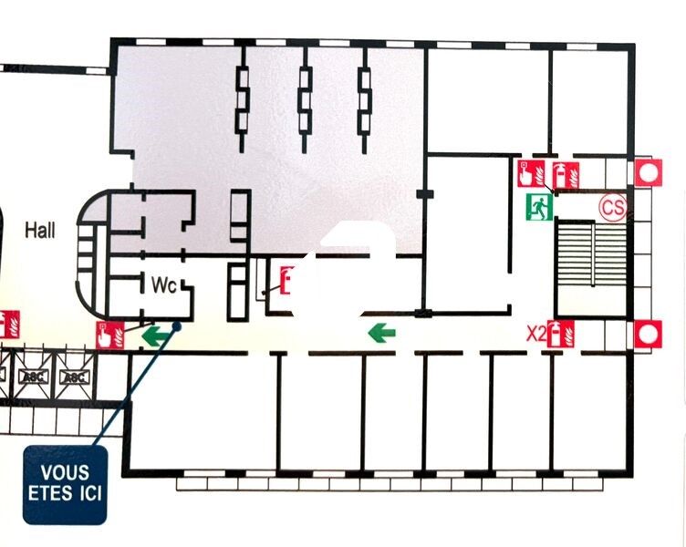Location bureaux 269 m² non divisibles