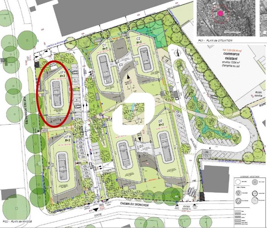 Location bureaux 244 m² non divisibles