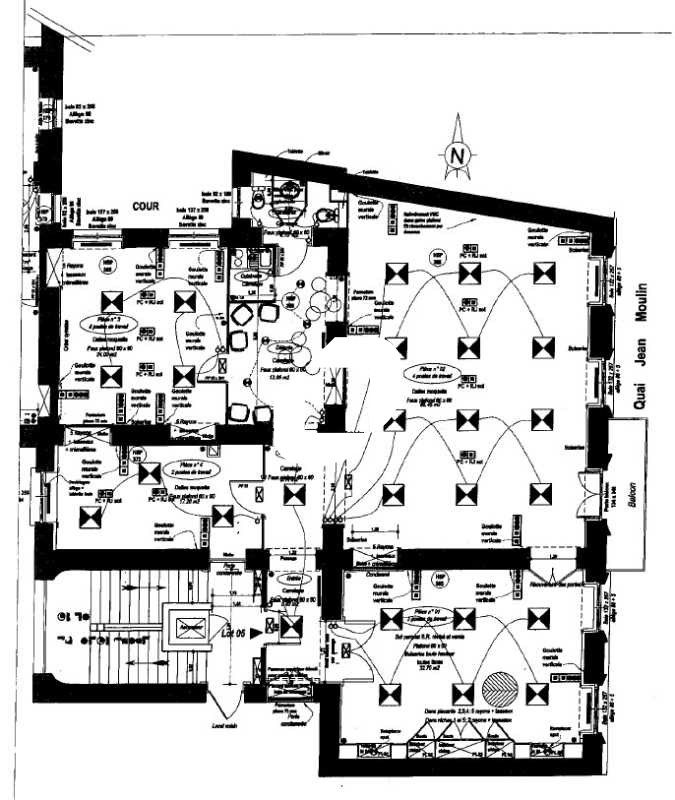Location bureaux 178 m² non divisibles