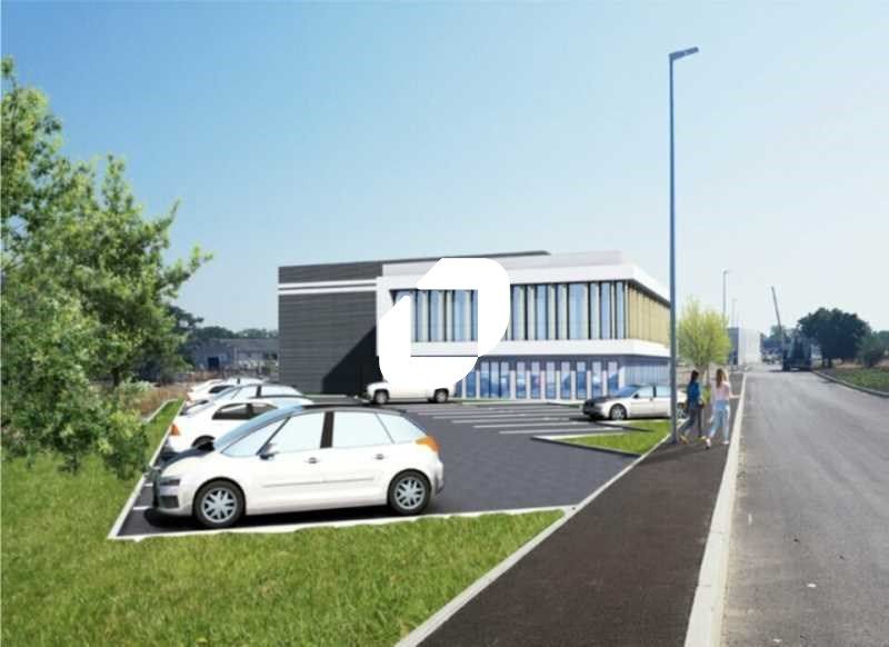 Sur la commune de La Verpillière, en façade autor