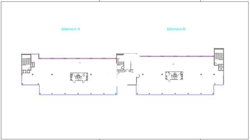 Location bureaux 6326 m² divisibles à partir de 431 m²