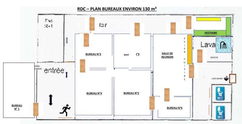 Location entrepots 6100 m² non divisibles