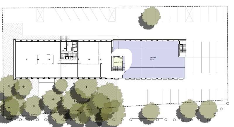 Location bureaux 135 m² non divisibles