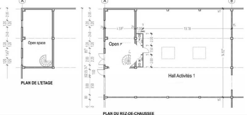 Location entrepots 350 m² non divisibles
