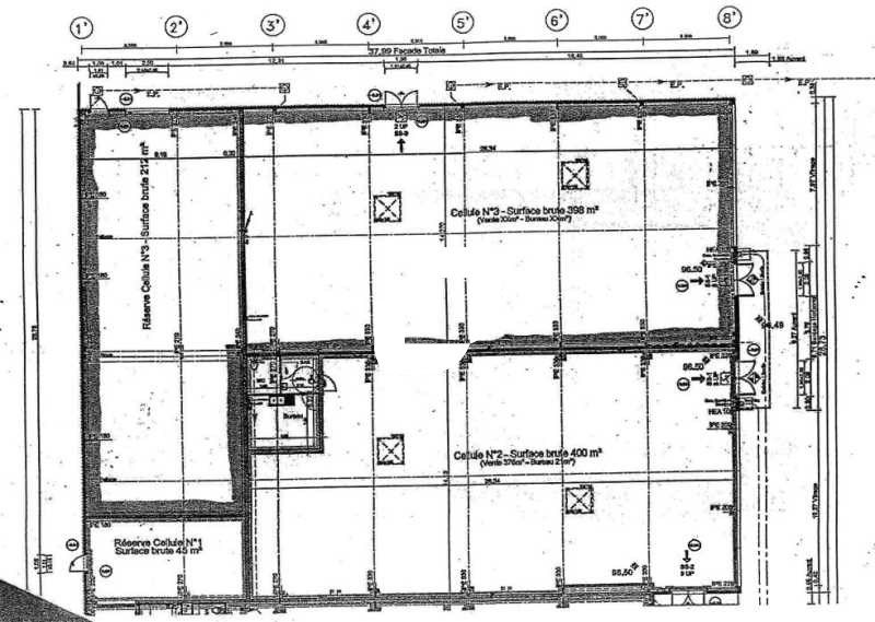 Location entrepots 583 m² non divisibles