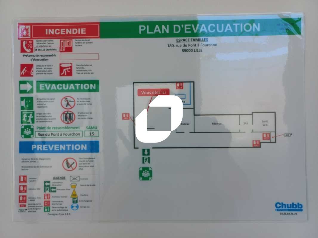 Location bureaux 112 m² non divisibles