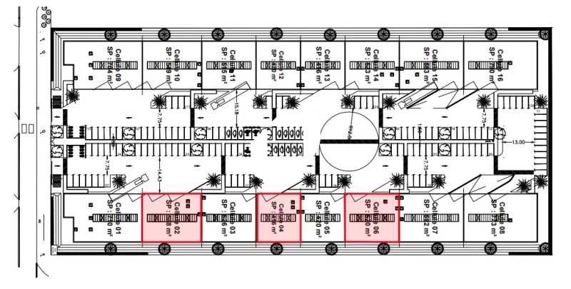 Location entrepots 2171 m² divisibles à partir de 416 m²