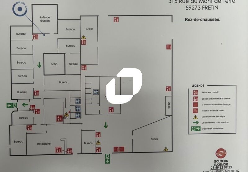 Location entrepots 1000 m² non divisibles