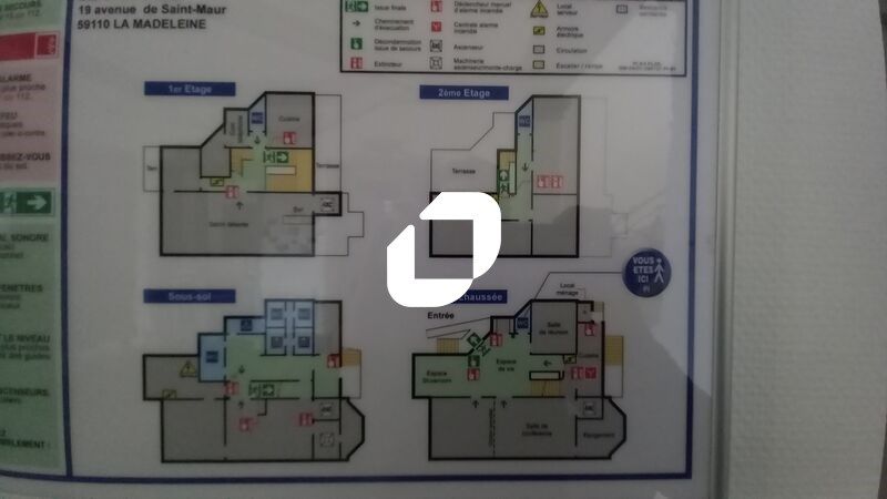 Location bureaux 570 m² non divisibles