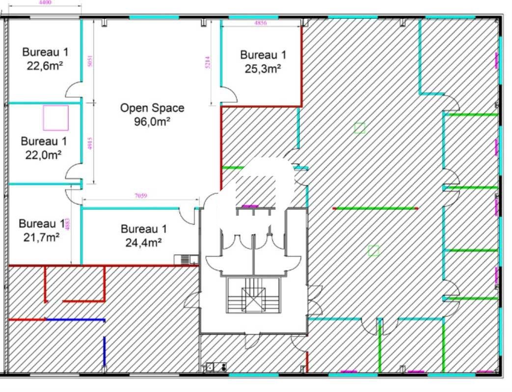 Location entrepots 2500 m² non divisibles
