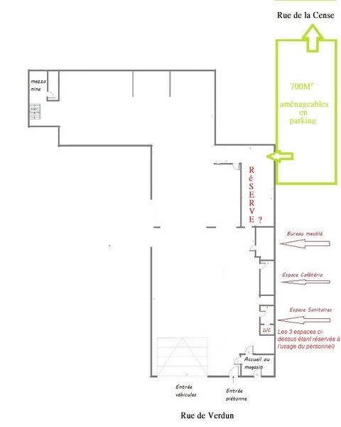 Location entrepots 1000 m² non divisibles