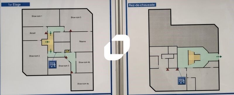 Location bureaux 776 m² divisibles à partir de 338 m²