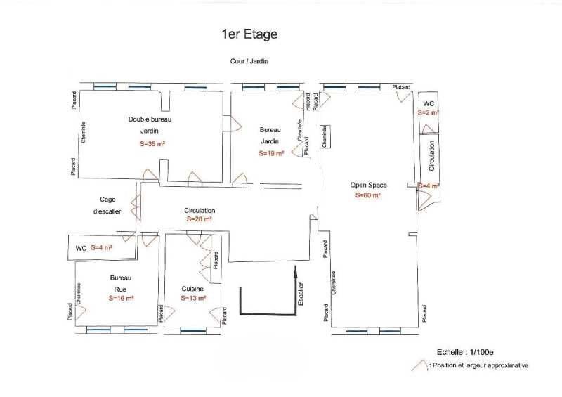Location bureaux 460 m² divisibles à partir de 220 m²