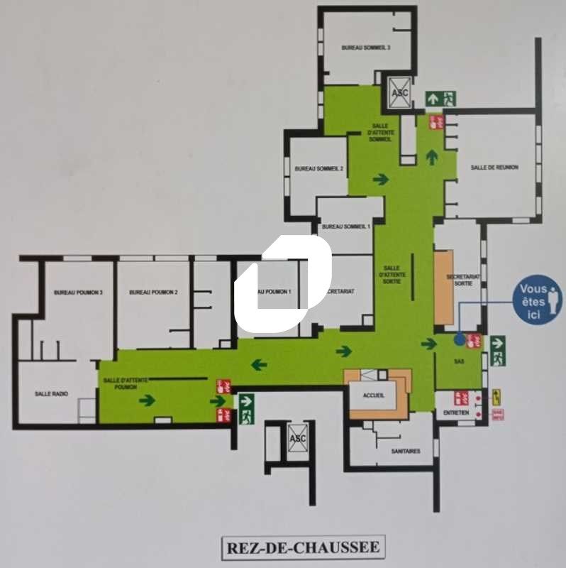 Vente bureaux 282 m² non divisibles