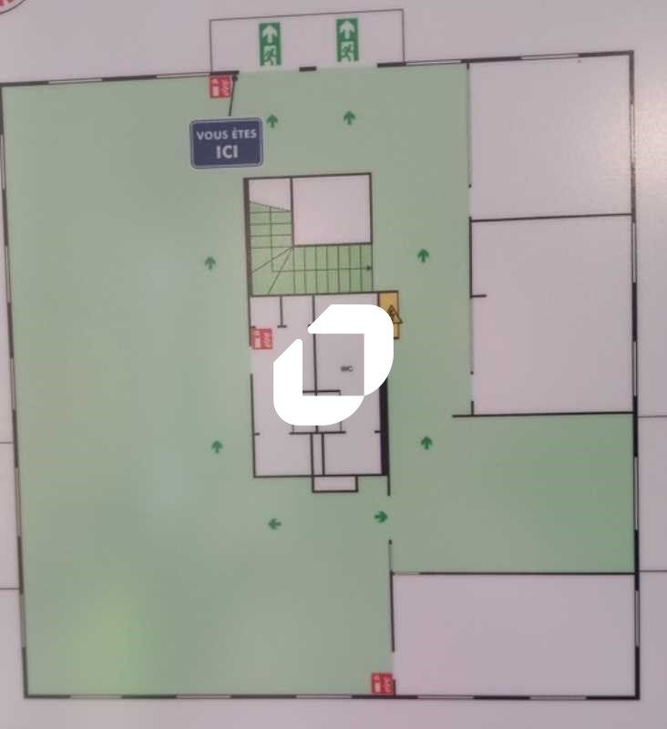 Location bureaux 467 m² non divisibles