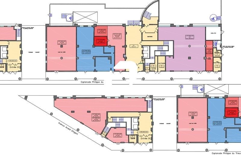 Location bureaux 7034 m² divisibles à partir de 197 m²