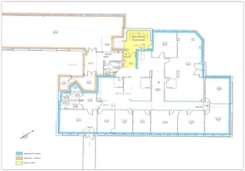 Location bureaux 354 m² non divisibles