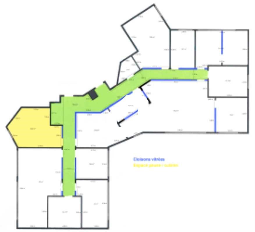 Vente bureaux 346 m² non divisibles