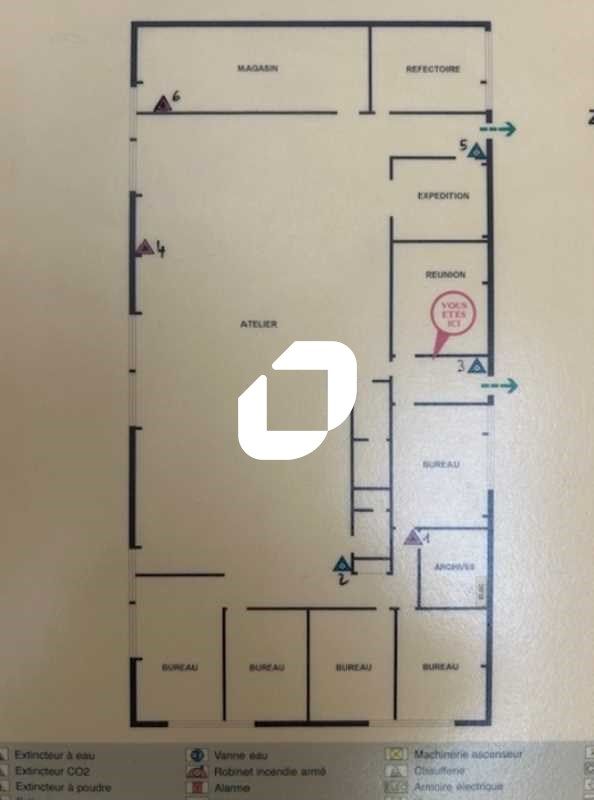 Vente bureaux 438 m² non divisibles