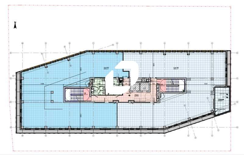Location bureaux 3878 m² divisibles à partir de 239 m²
