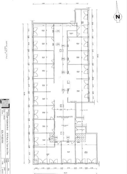 Location bureaux 400 m² non divisibles