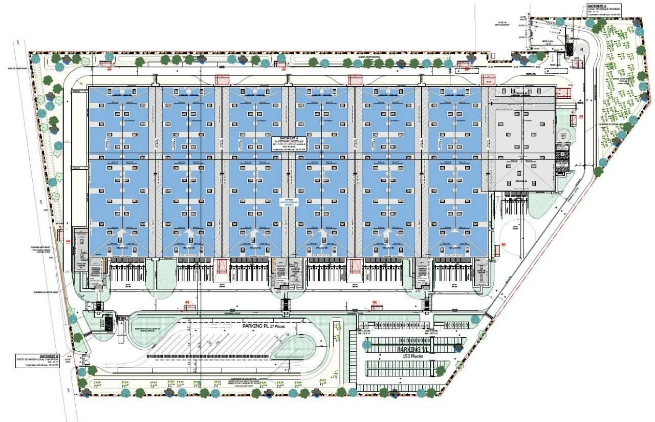 Location Entrepôts classe A 12579.99 m² non divisibles 89340 Villeneuve-la-guyard