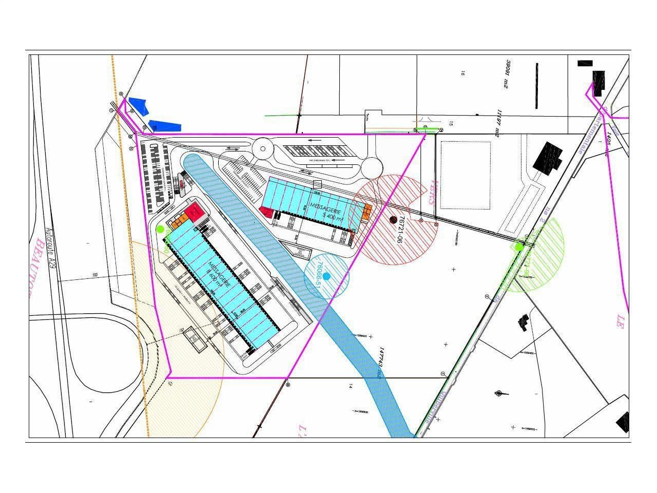 Location Entrepôts classe C 9730 m² non divisibles 76890 Beautot