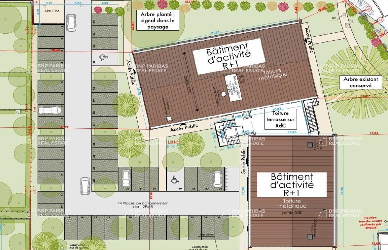 676.43 m² pour ce bureaux en vente à Beauzelle