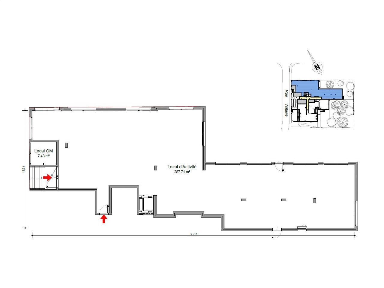 772.36 m² pour ce activité en vente à Fresnes