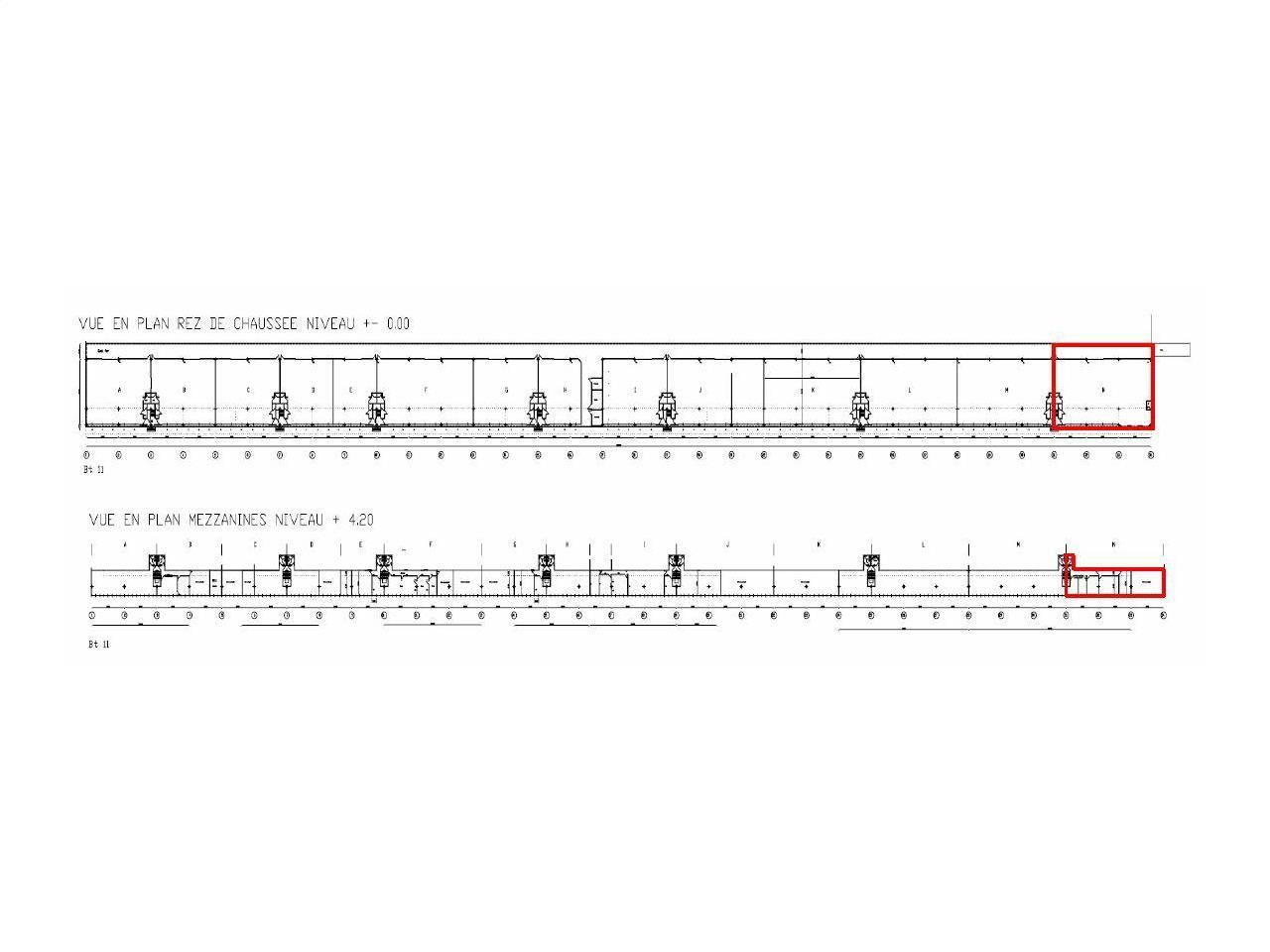 3073 m² pour cetentrepôts classe b en location à Aulnay-sous-bois