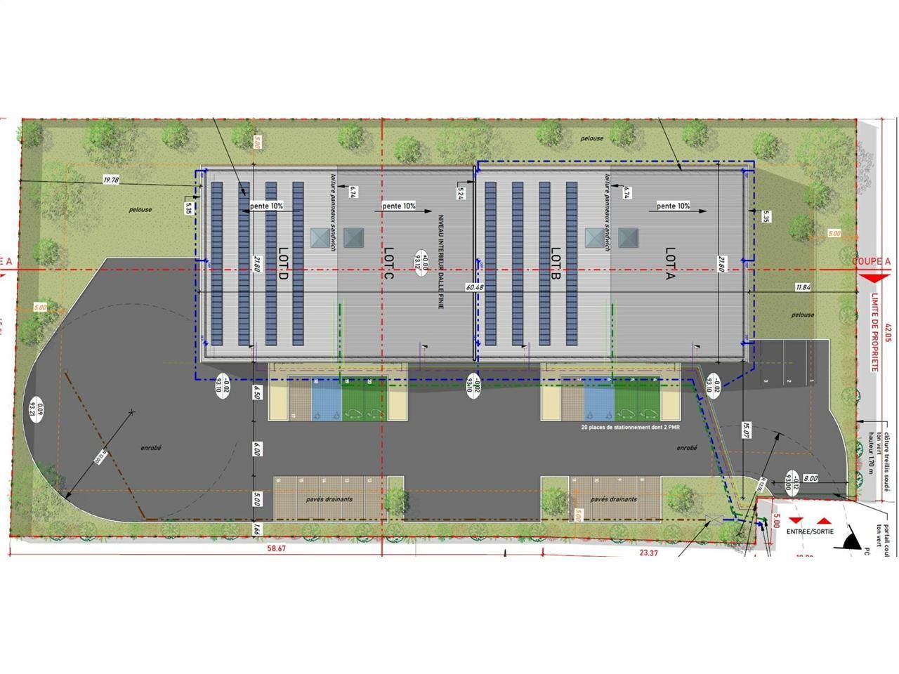 1211.7 m² pour ce activité en vente à Larçay