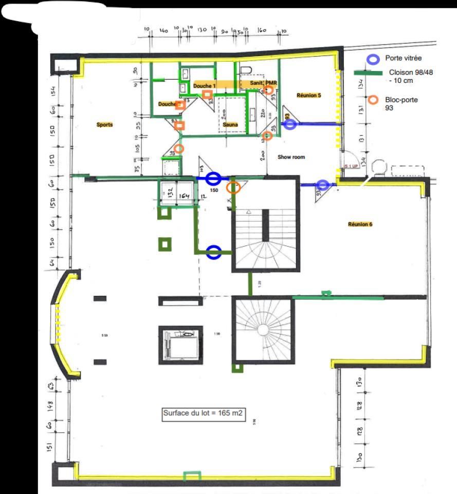 Location Bureaux 190 m² non divisibles 59800 Lille