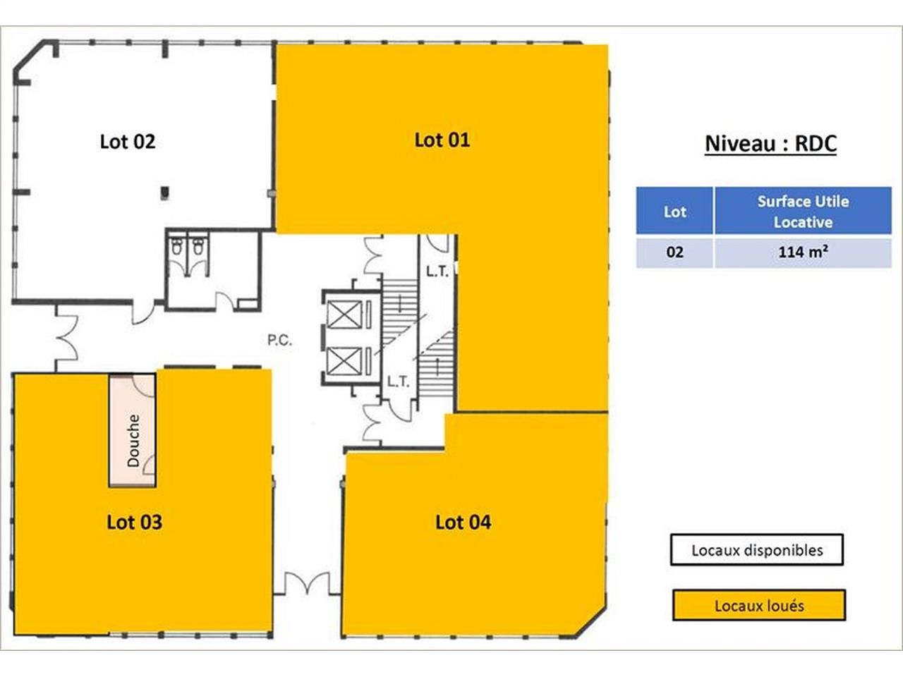 Surfaces de bureaux à la location idéalement situ