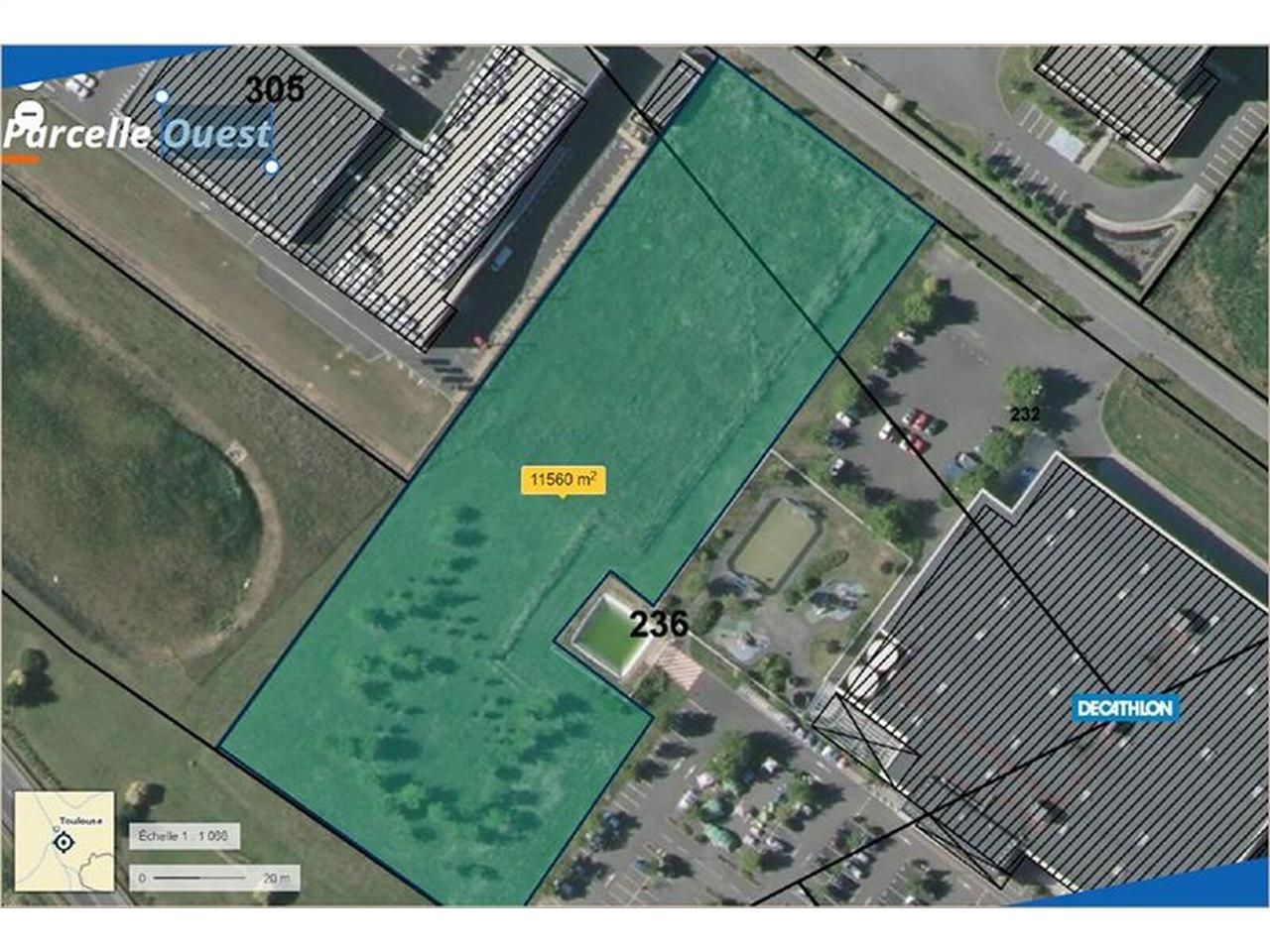 Terrain au coeur de la ZAC de la Masquere, sur la