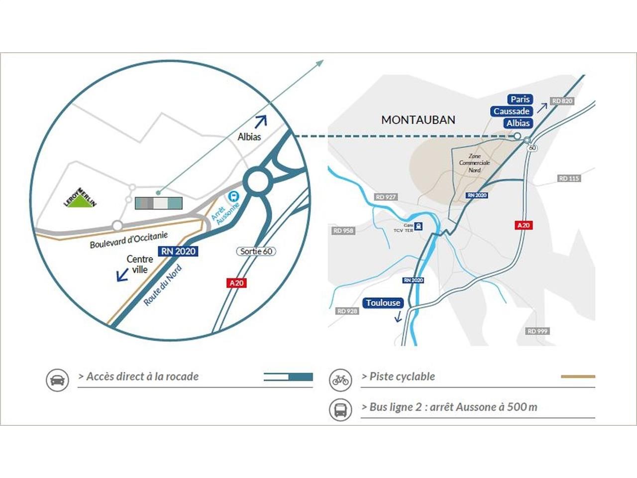 Terrain constructible, idéalement situé sur la zo
