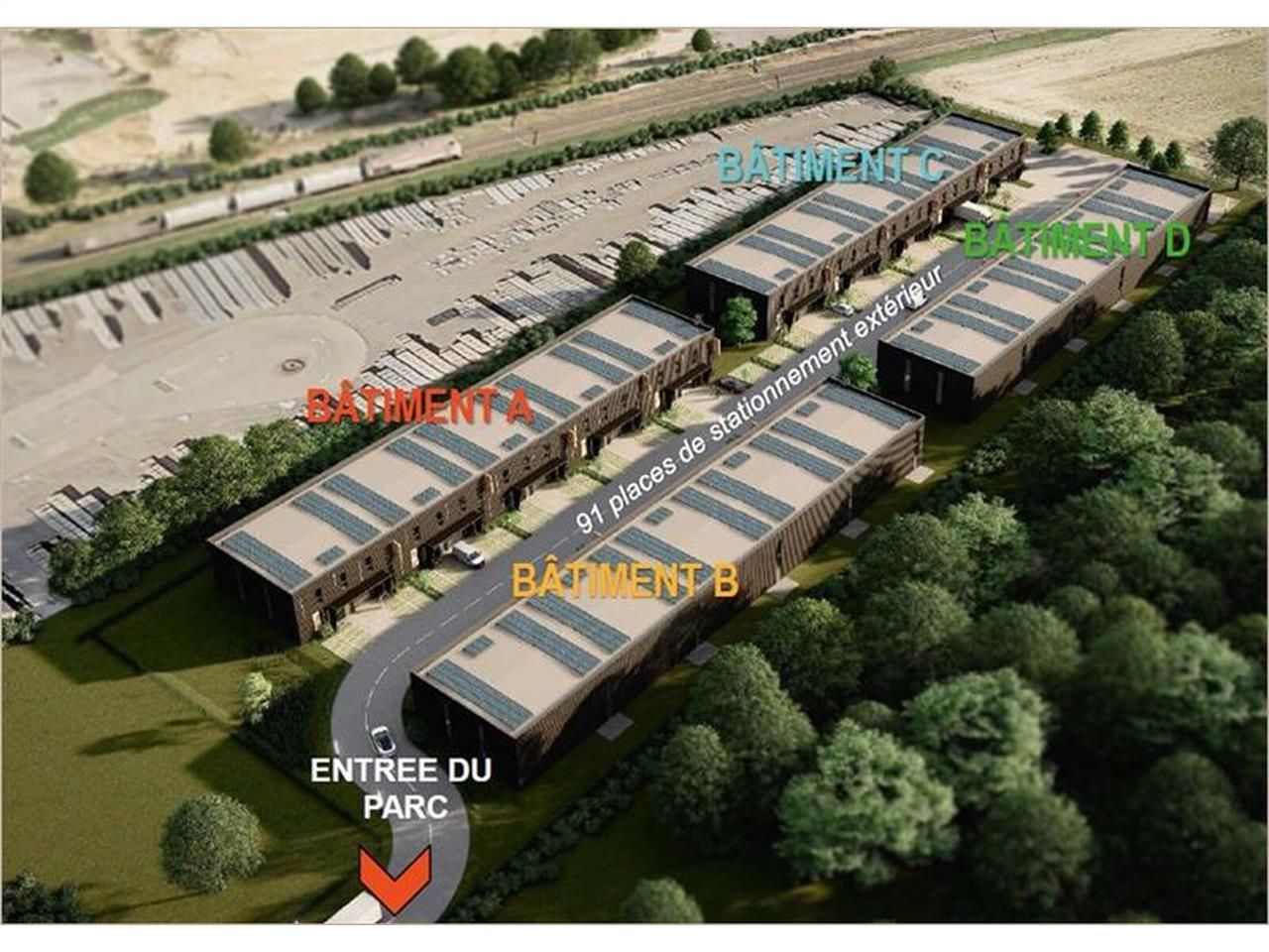 Locaux d'activités neufs à vendre, situés au sud-