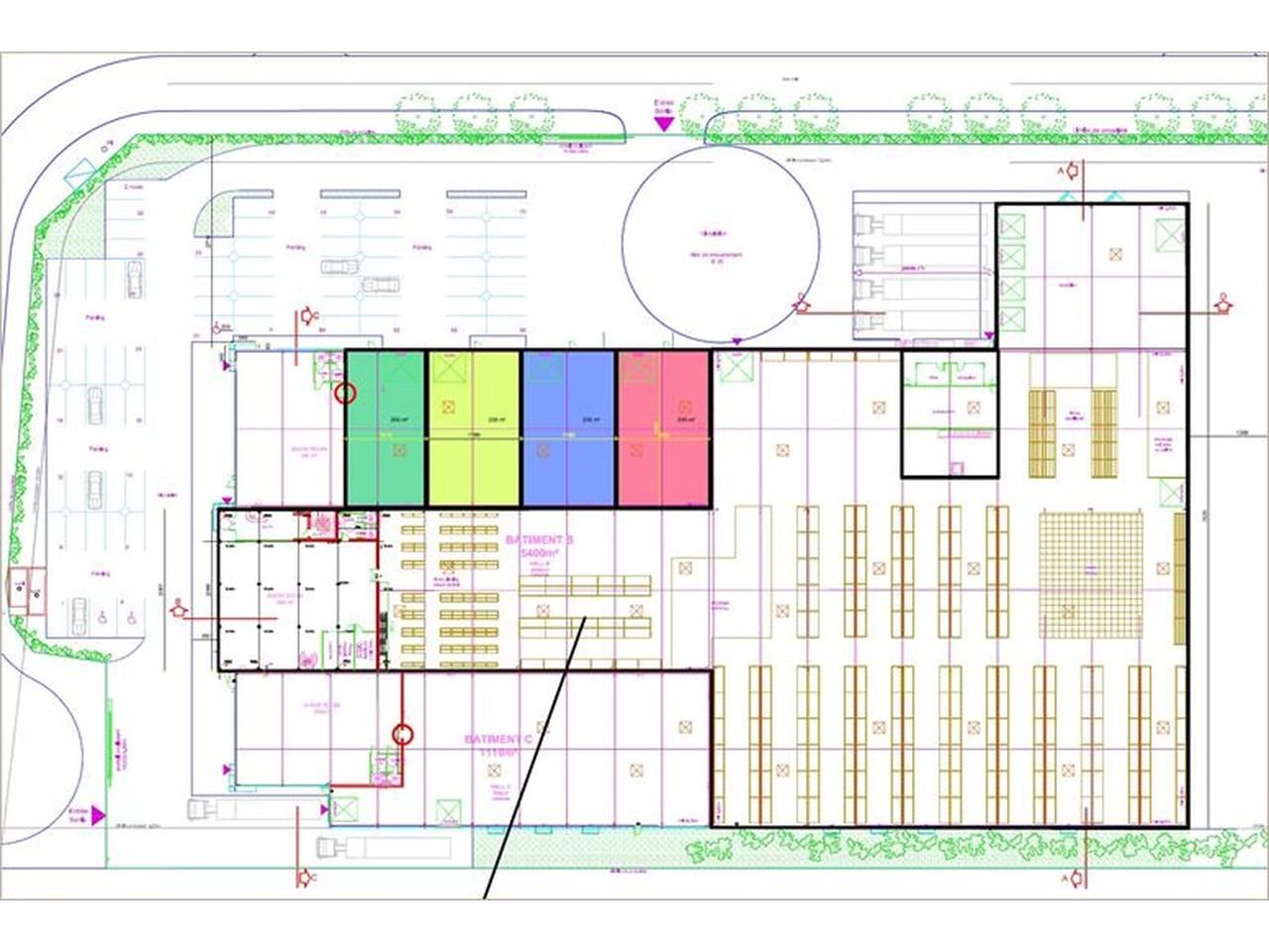 Entrepôt à louer, situé à l'ouest de Toulouse, à 